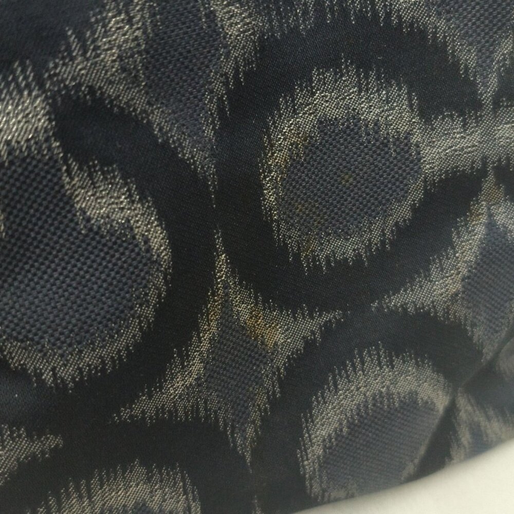COACH Madison Ikat Maggie Op Women's NAVY Blue Carryall Shoulder Bag Purse 21295 - Picture 3 of 16